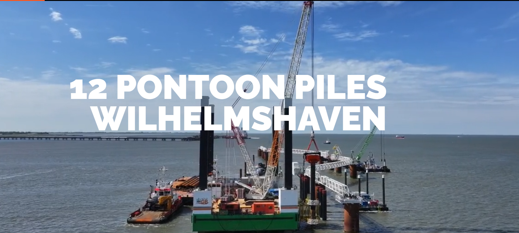 [CAPE Holland] 12 PONTOON PILES WILHELMSHAVEN